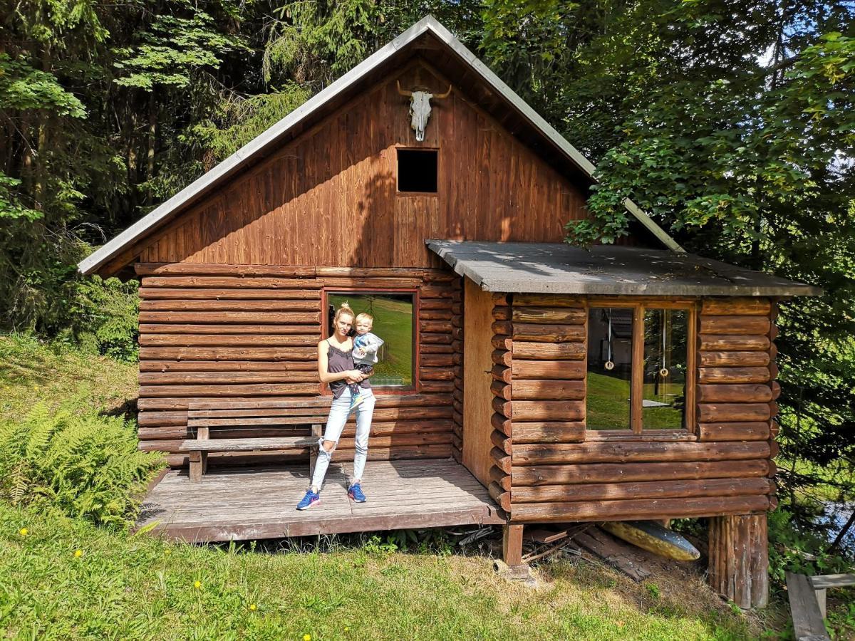 Srub na svahu sjezdovky v Radvanicích Radvanice  Exteriér fotografie