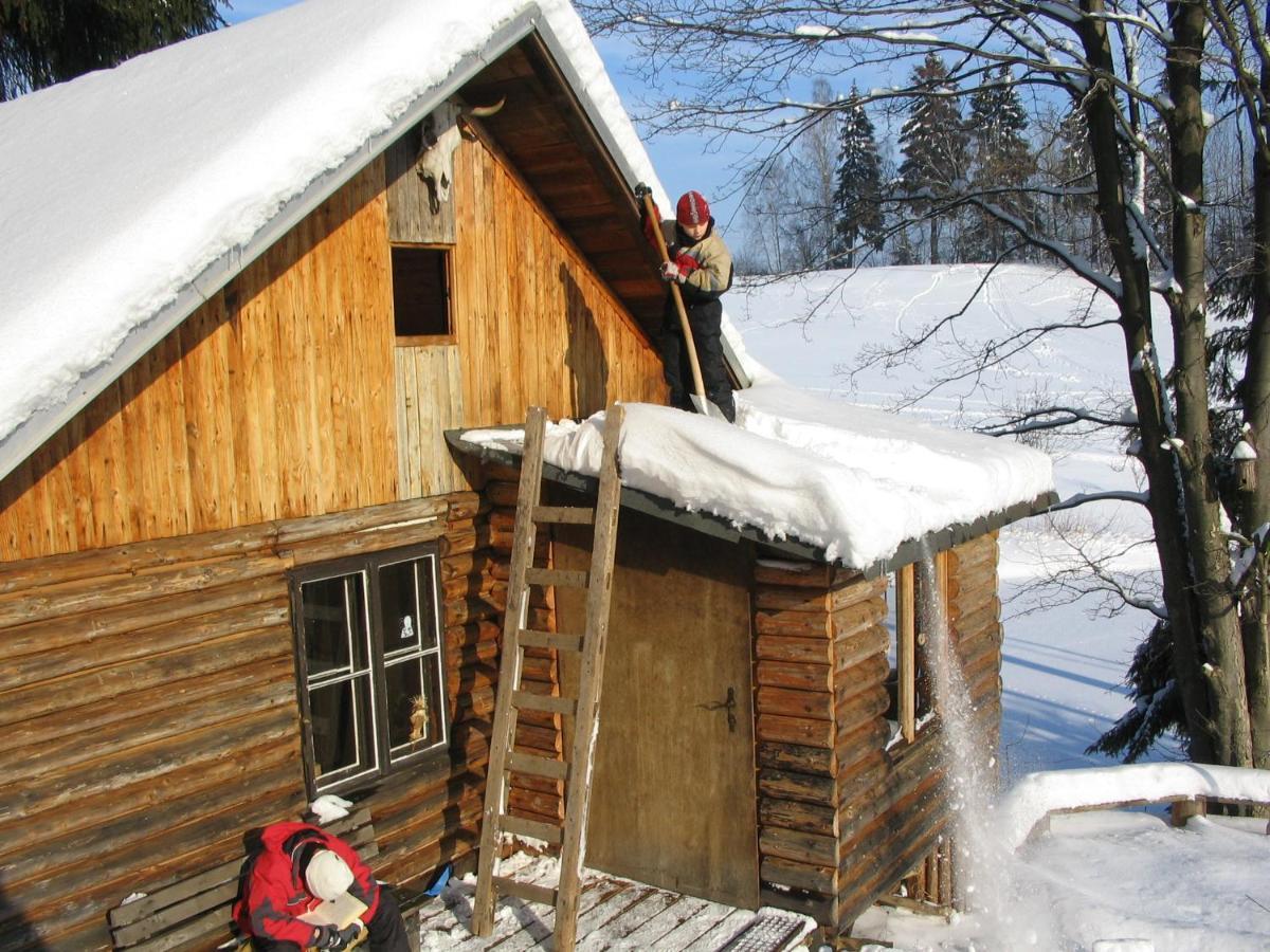 Srub na svahu sjezdovky v Radvanicích Radvanice  Exteriér fotografie