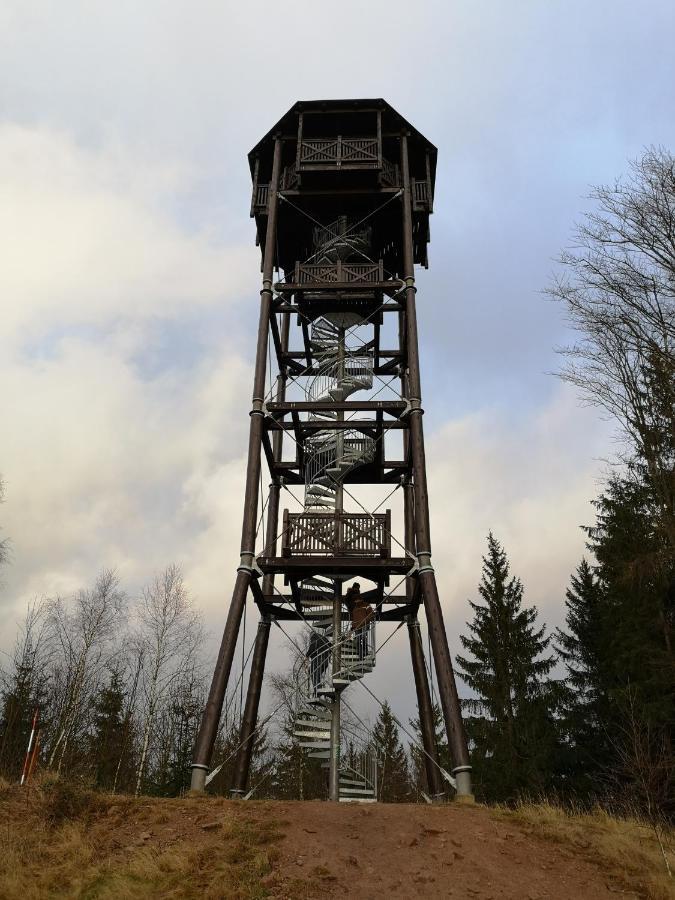Srub na svahu sjezdovky v Radvanicích Radvanice  Exteriér fotografie