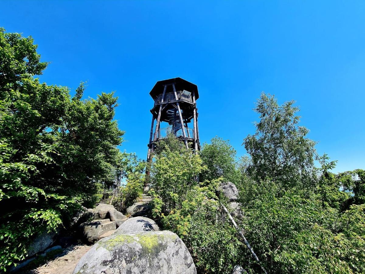 Srub na svahu sjezdovky v Radvanicích Radvanice  Exteriér fotografie
