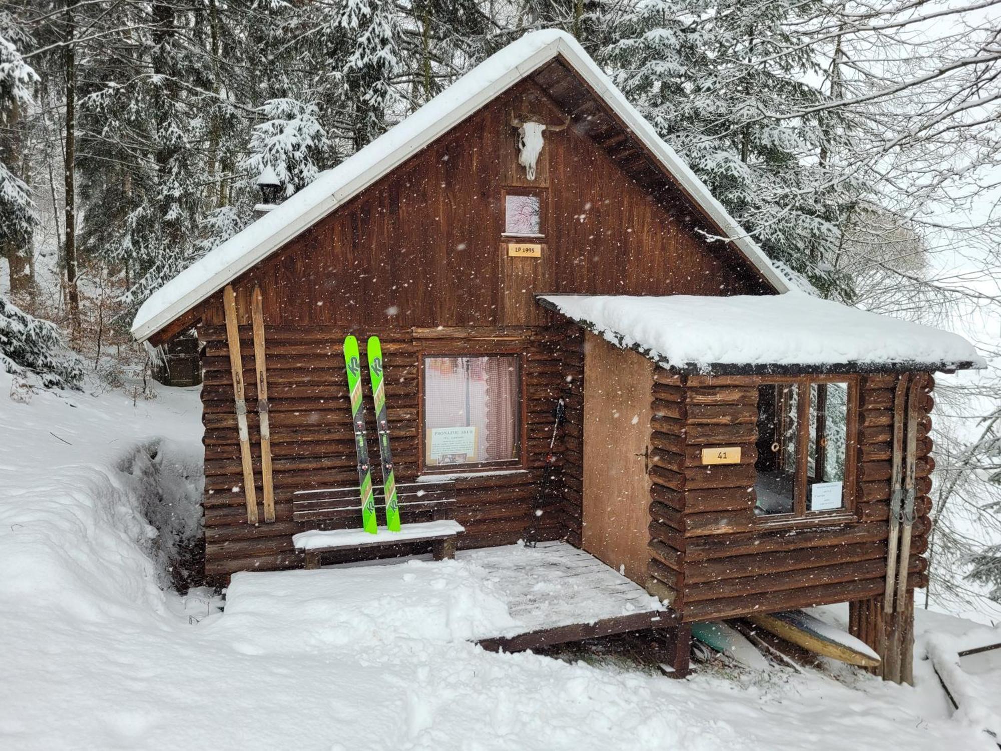 Srub na svahu sjezdovky v Radvanicích Radvanice  Exteriér fotografie