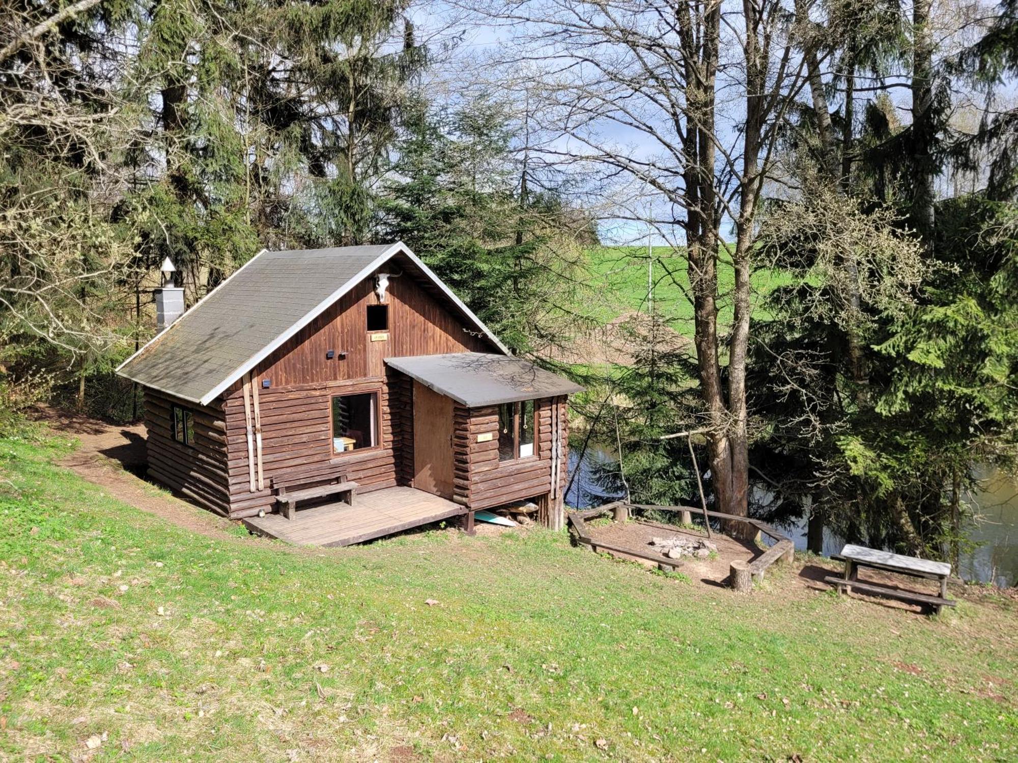 Srub na svahu sjezdovky v Radvanicích Radvanice  Exteriér fotografie
